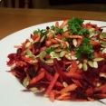 Beet Salad with Pumpkin Seeds