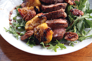 Grilled Pork Tenderloin and Peaches