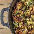 Maple Glazed Brussels Sprouts