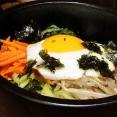 Bibimbap - Rice with Mixed Vegetables, Beef, and Egg