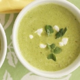 Spring Asparagus and Green Pea Soup