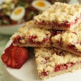 Strawberry Crumble Bars