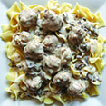 German Meatballs & Horseradish Cream Sauce