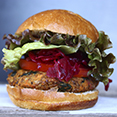Buckwheat Sweet Potato Burger