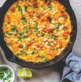 Cast Iron Chicken Chili Dip