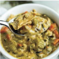 Creamy Turkey Wild Rice Soup