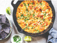 Cast Iron Chicken Chili Dip