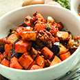 Roasted Root Veggies and Chorizo