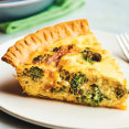 Broccoli Cheddar Quiche