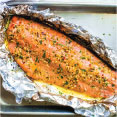 Lemon Garlic Salmon in Foil