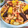 Shrimp Boil with Sausage and Corn