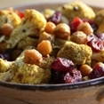 Roasted Curried Cauliflower & Chickpeas